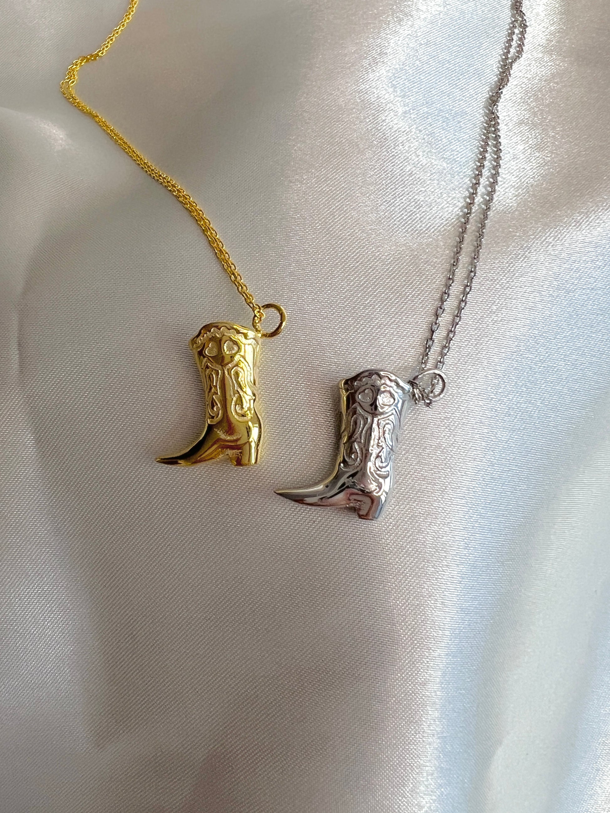 Cowboy Boot Necklace | Western Necklace |Everyday&Co Jewellery Designs