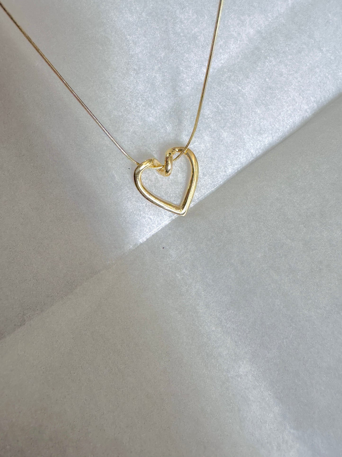 Gold Heart Necklace | Heart Necklace | Everyday&Co Jewellery Designs