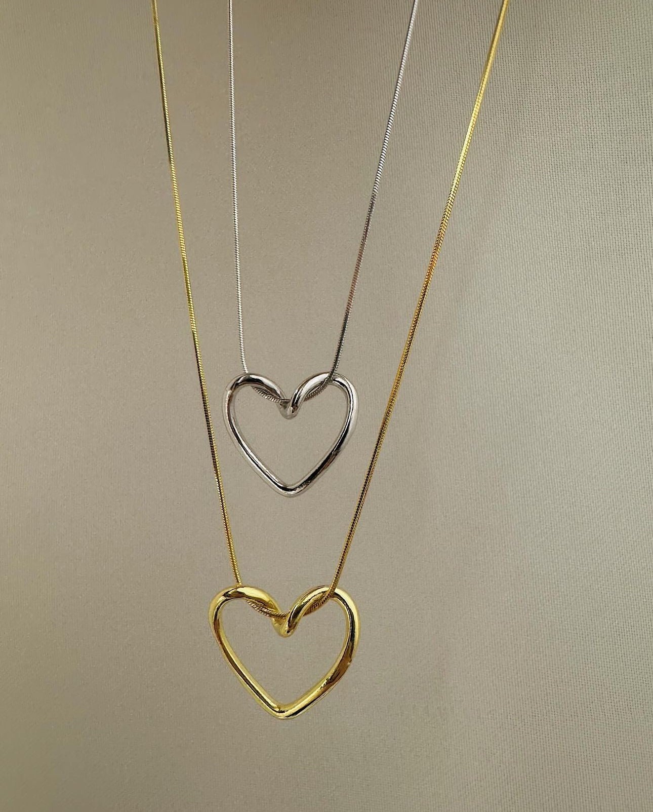 Gold Heart Necklace | Heart Necklace | Everyday&Co Jewellery Designs