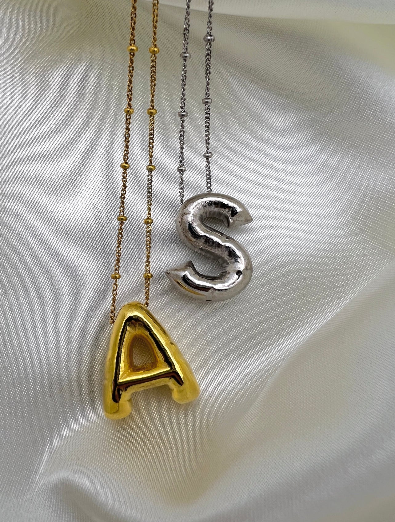 Balloon Letter Necklace | Everyday&Co Jewellery Designs