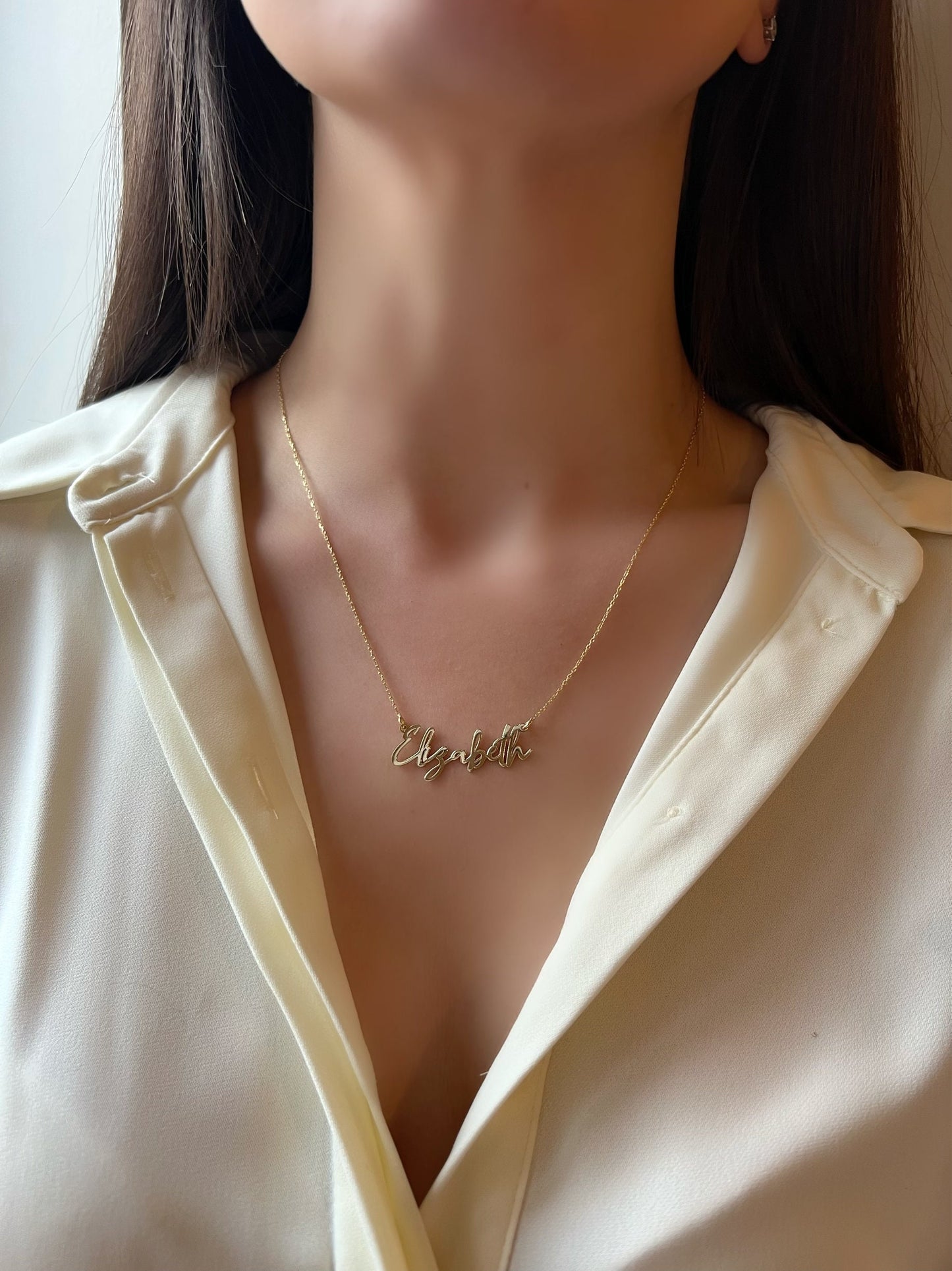 Minimalist Name Necklace|Personalized Choker Necklaces| Handmade Tiny Name Necklaces| Jewelry for Mom| Perfect Gift For Her| Graduation Gift