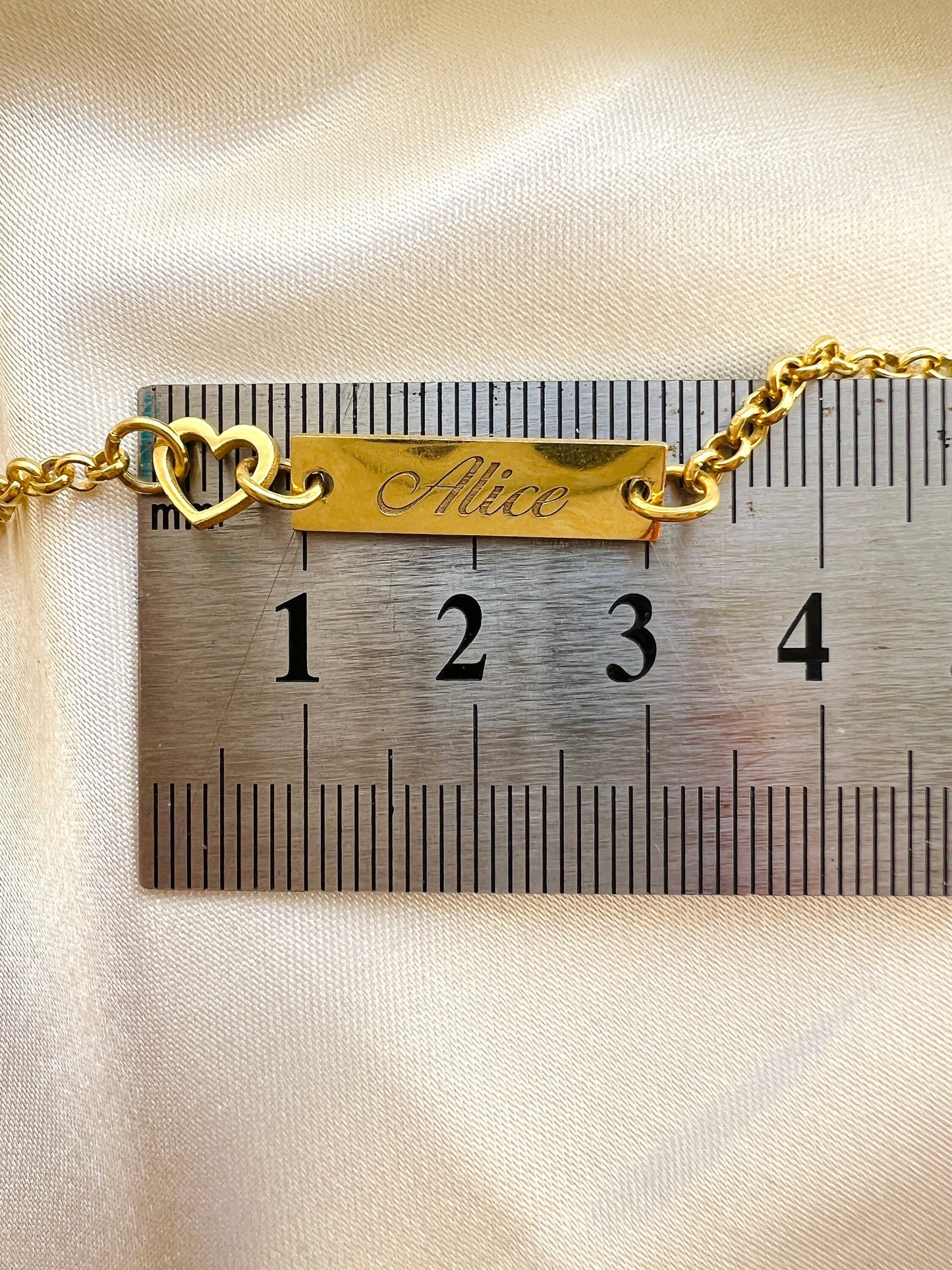 Name Plate Bracelet | Handwriting Bracelet | Id Bracelet | Dainty Name Bracelet | Couples Bracelet | Medical Bracelet | Gold Bar Bracelet