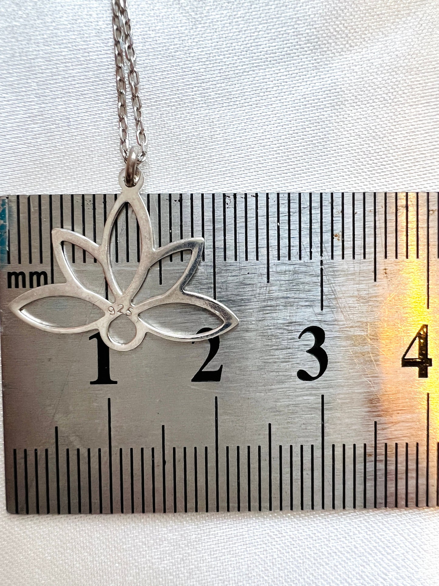 Lotus Necklace in Sterling Silver|Yoga Necklace|Minimalist Lotus Flower Necklace| Lotus Flower Dainty Necklace| Minimal Lotus Flower Pendant