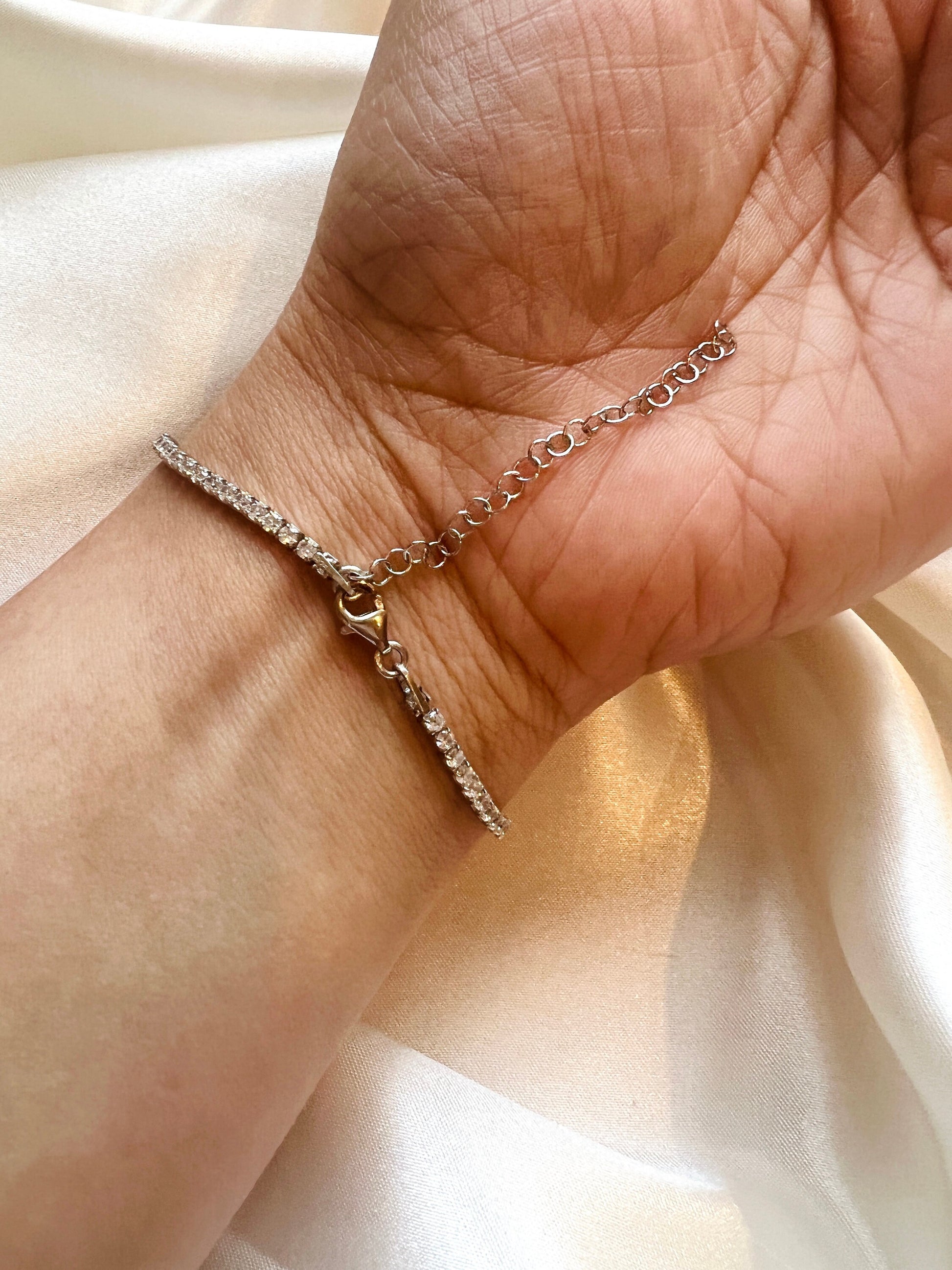 CZ Tennis Silver Bracelet | Everyday&Co Jewellery Designs