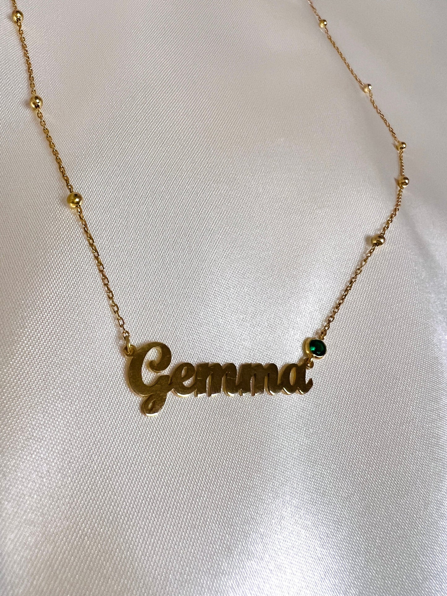 Custom Name Birthstone Necklace | Everyday&Co Jewellery Designs