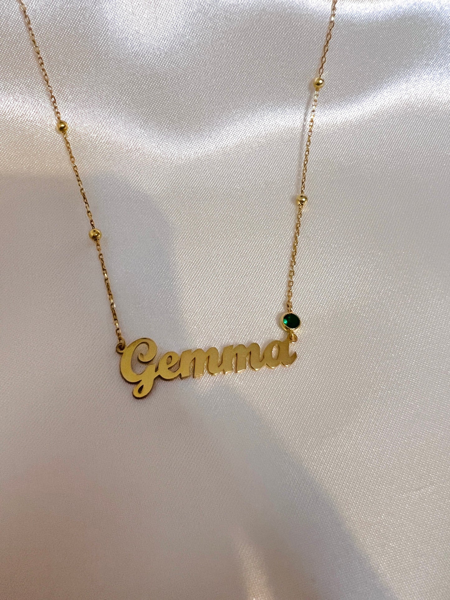 Custom Name Birthstone Necklace | Everyday&Co Jewellery Designs