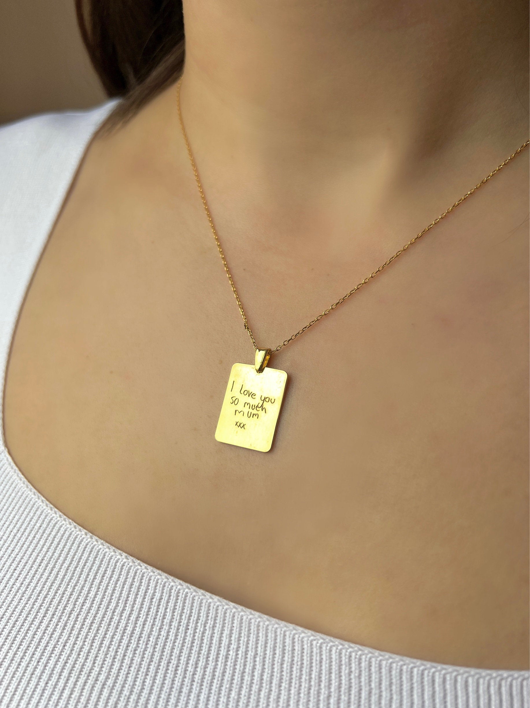 Custom Handwriting Necklace | Everyday&Co Jewellery Designs