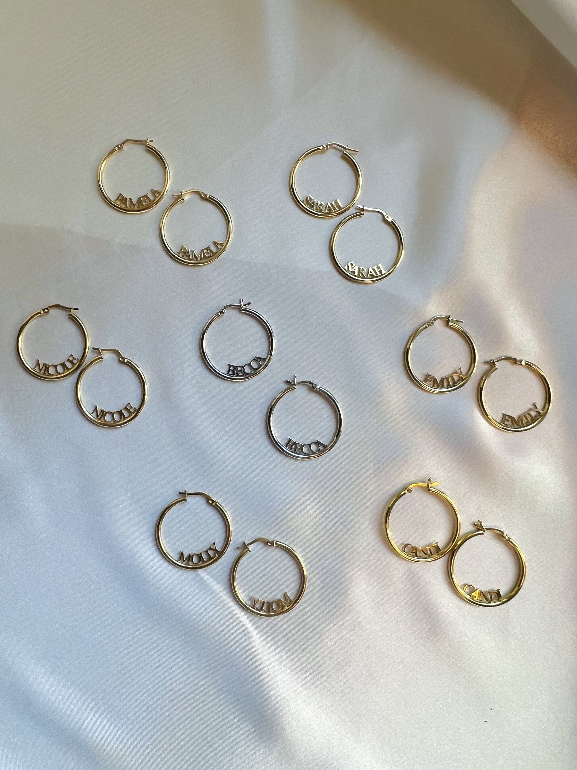 Custom Hoop Earrings | Hoop Earrings | Everyday&Co Jewellery Designs