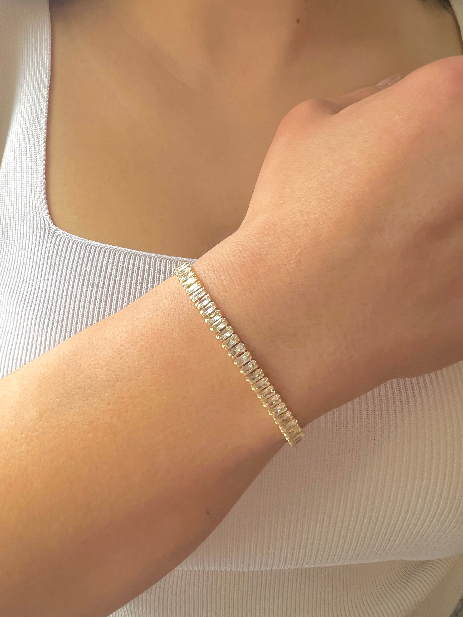 Baguette Tennis Bracelet | Everyday&Co Jewellery Designs