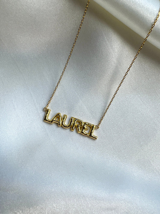 Custom Puff Letter Pendant | Everyday&Co Jewellery Designs